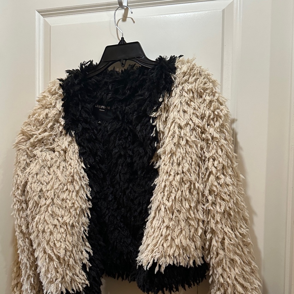 Le Superbe Power Trip Faux Fur Jacket